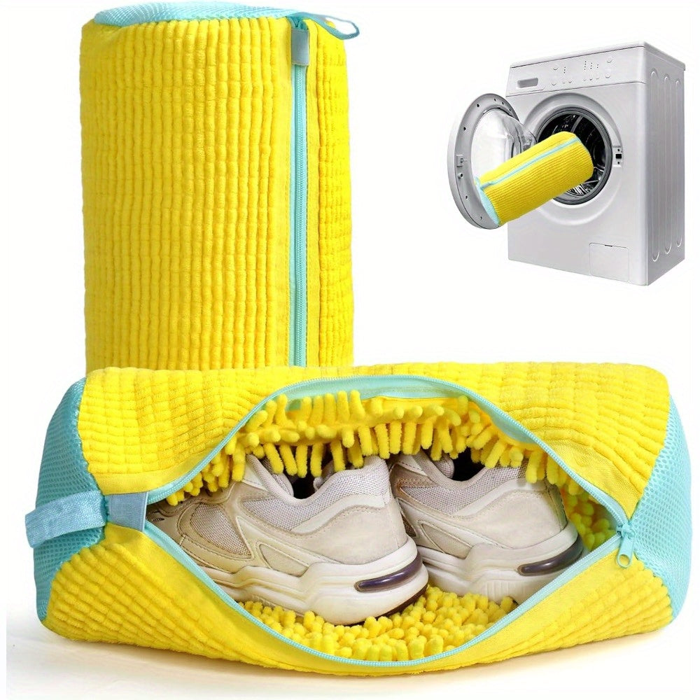 Robuste Waschmaschinentasche für alle Schuharten - mit Reißverschluss und weichem, schützendem Innenfutter, ideal für Sneakers und Alltagsschuhe, Wäschesack, perfekt zum Muttertag, Waschbeutel