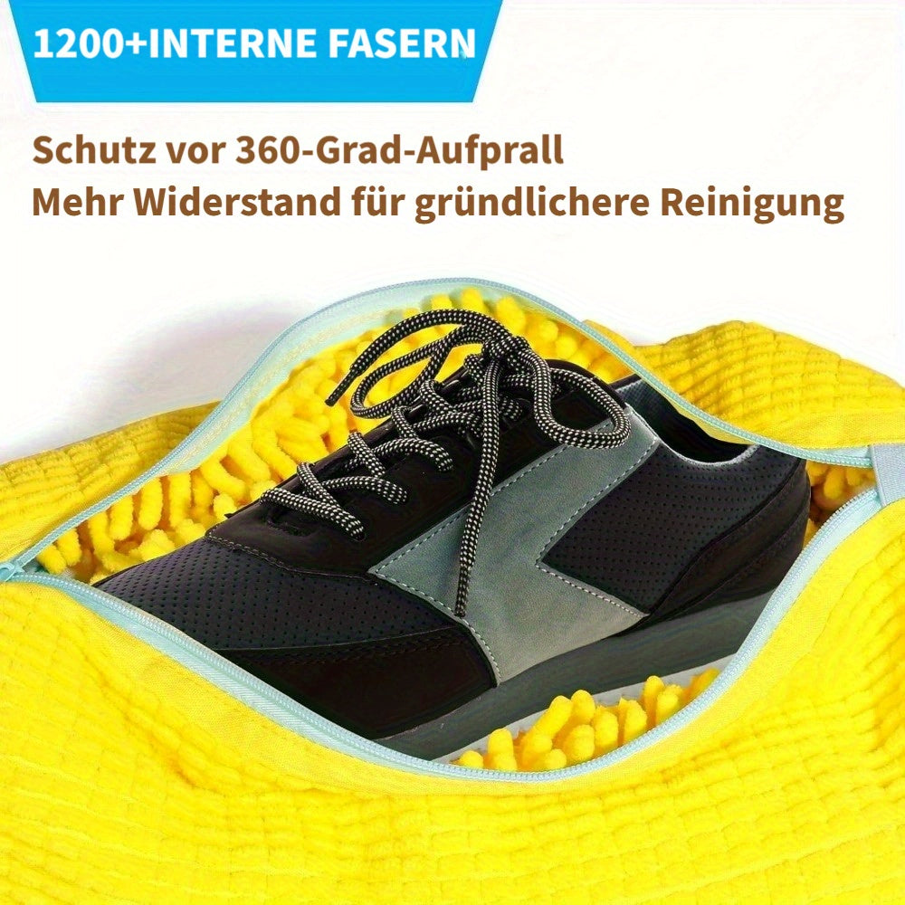 Robuste Waschmaschinentasche für alle Schuharten - mit Reißverschluss und weichem, schützendem Innenfutter, ideal für Sneakers und Alltagsschuhe, Wäschesack, perfekt zum Muttertag, Waschbeutel
