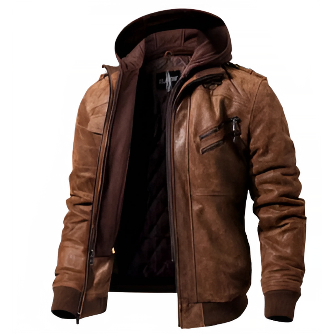 Albert | Leather winter jacket