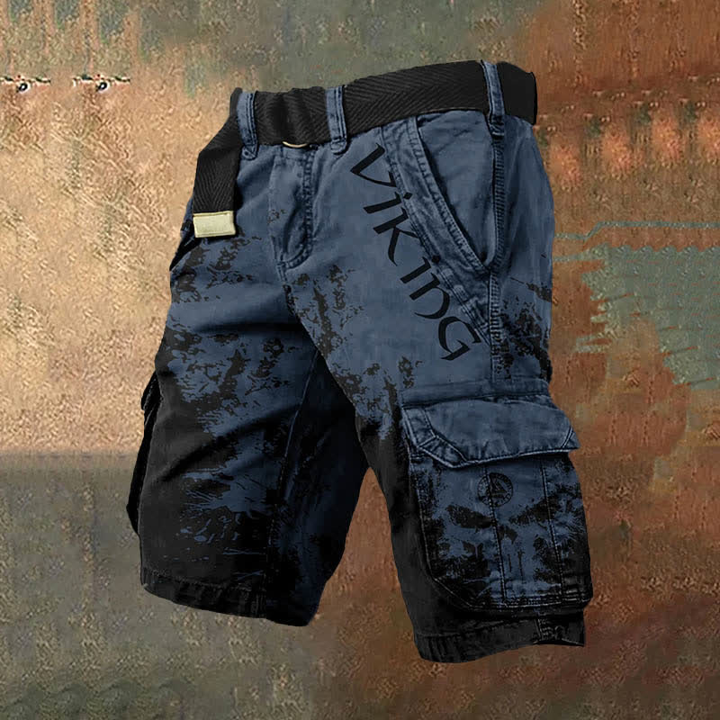 WorldNorse Wikinger Valknut Cargo Shorts