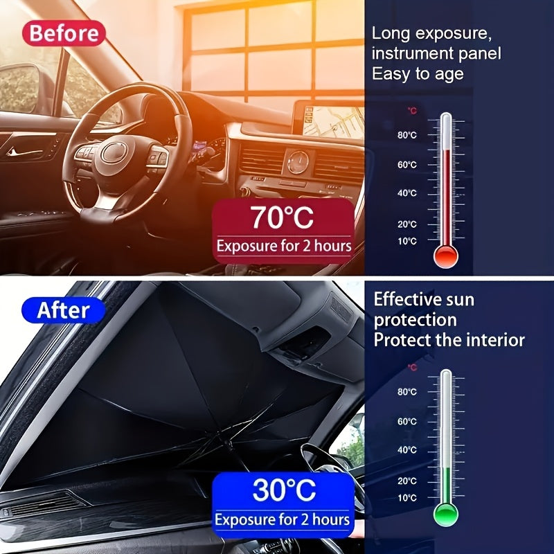 Praktischer Auto Sonnenschutz-Schirm