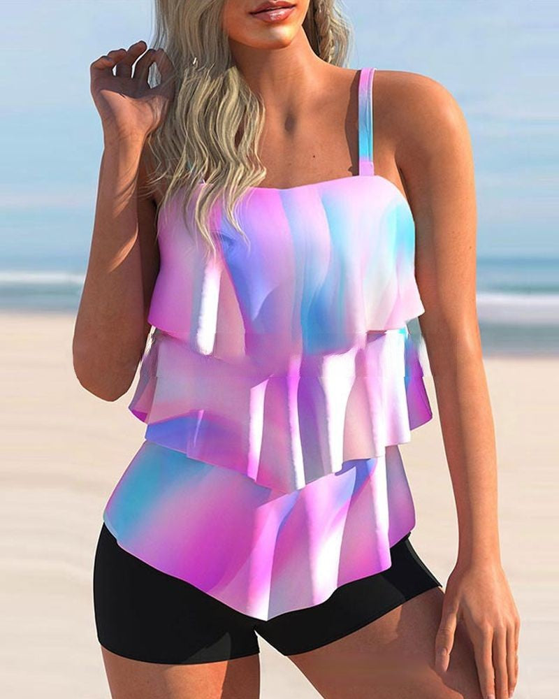 Rock Badeanzug zweiteiliger Bikini