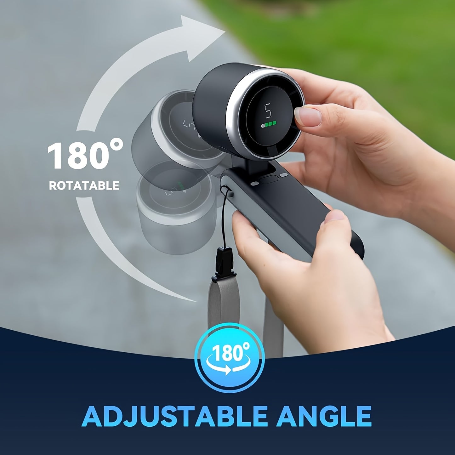 Vento™ | Tragbarer Faltbarer Handventilator