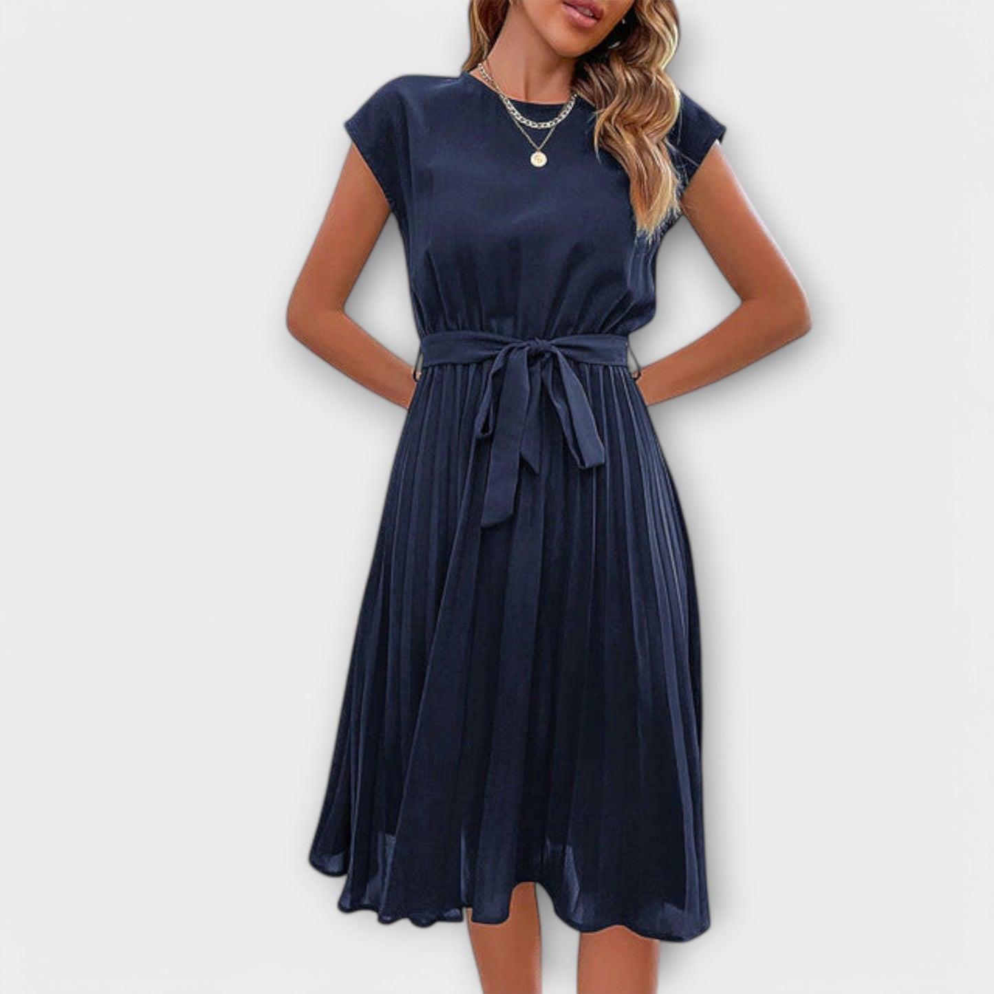 Claire | Lässiges Plisseekleid