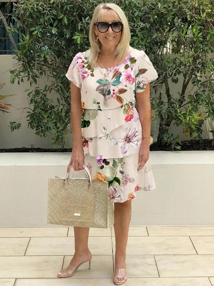 Francin | Luftiges Blumenkleid