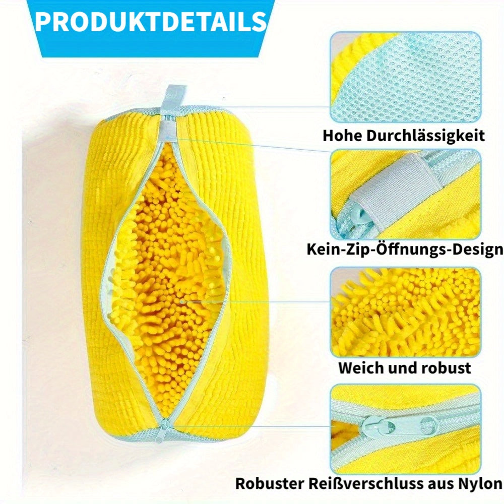 Robuste Waschmaschinentasche für alle Schuharten - mit Reißverschluss und weichem, schützendem Innenfutter, ideal für Sneakers und Alltagsschuhe, Wäschesack, perfekt zum Muttertag, Waschbeutel