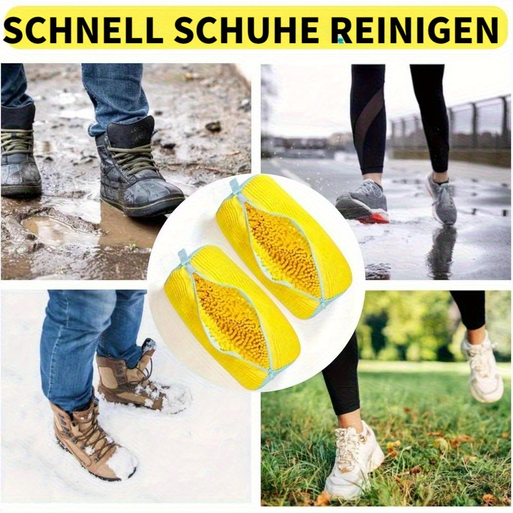 Robuste Waschmaschinentasche für alle Schuharten - mit Reißverschluss und weichem, schützendem Innenfutter, ideal für Sneakers und Alltagsschuhe, Wäschesack, perfekt zum Muttertag, Waschbeutel
