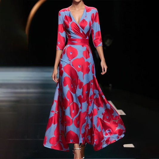 Jessica - Kleid mit V-Ausschnitt