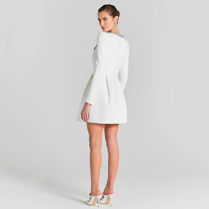Barbara - Minikleid aus Samt
