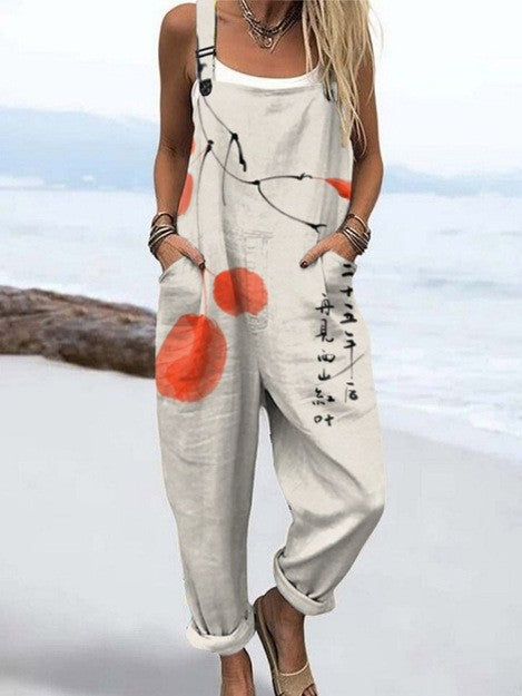 ERICH | STILVOLLES ÄRMELLOSES LOCKERES JUMPSUIT