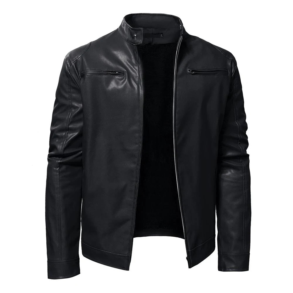 Bertil - Leder Biker Jacke