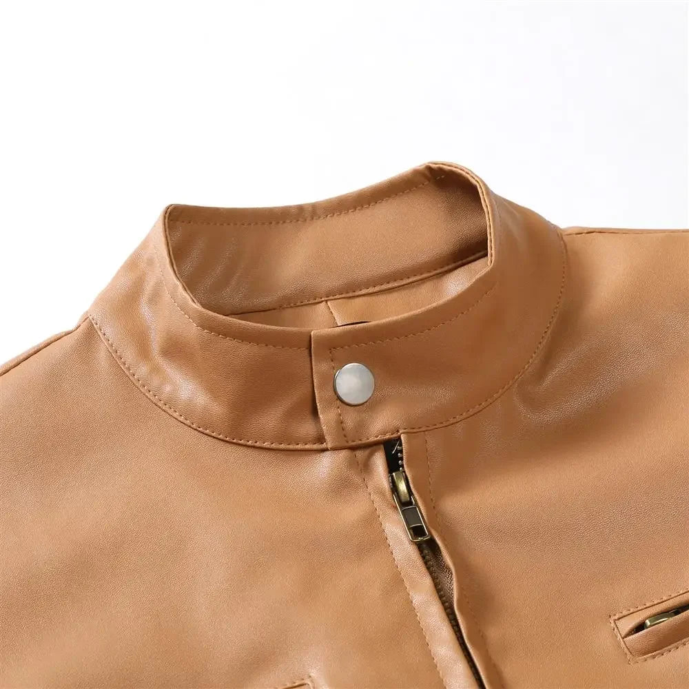 Bertil - Leder Biker Jacke