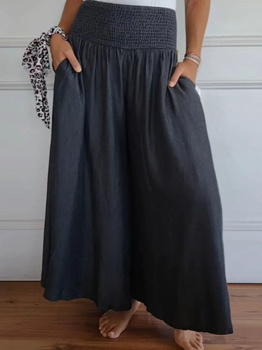 Marlene | Weit geschnittene Baumwollhose für den Sommer