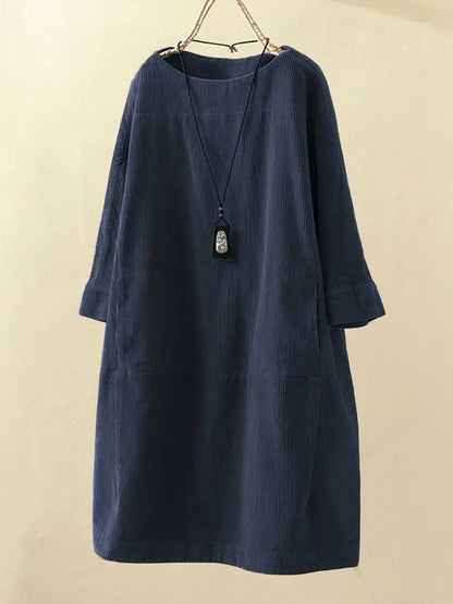 Zophie™ - Entspanntes Vintage-Cordkleid