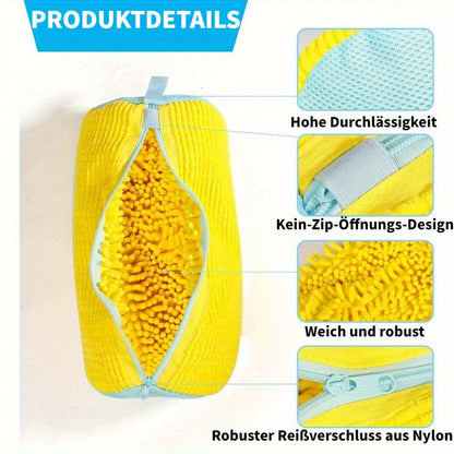 Robuste Waschmaschinentasche für alle Schuharten - mit Reißverschluss und weichem, schützendem Innenfutter, ideal für Sneakers und Alltagsschuhe, Wäschesack, perfekt zum Muttertag, Waschbeutel