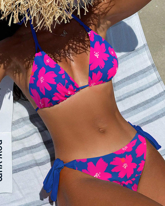 Bikini Zweiteilig Blumendruck