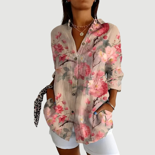 Farbenfrohe Sommerbluse. Nur bei Lanzmode