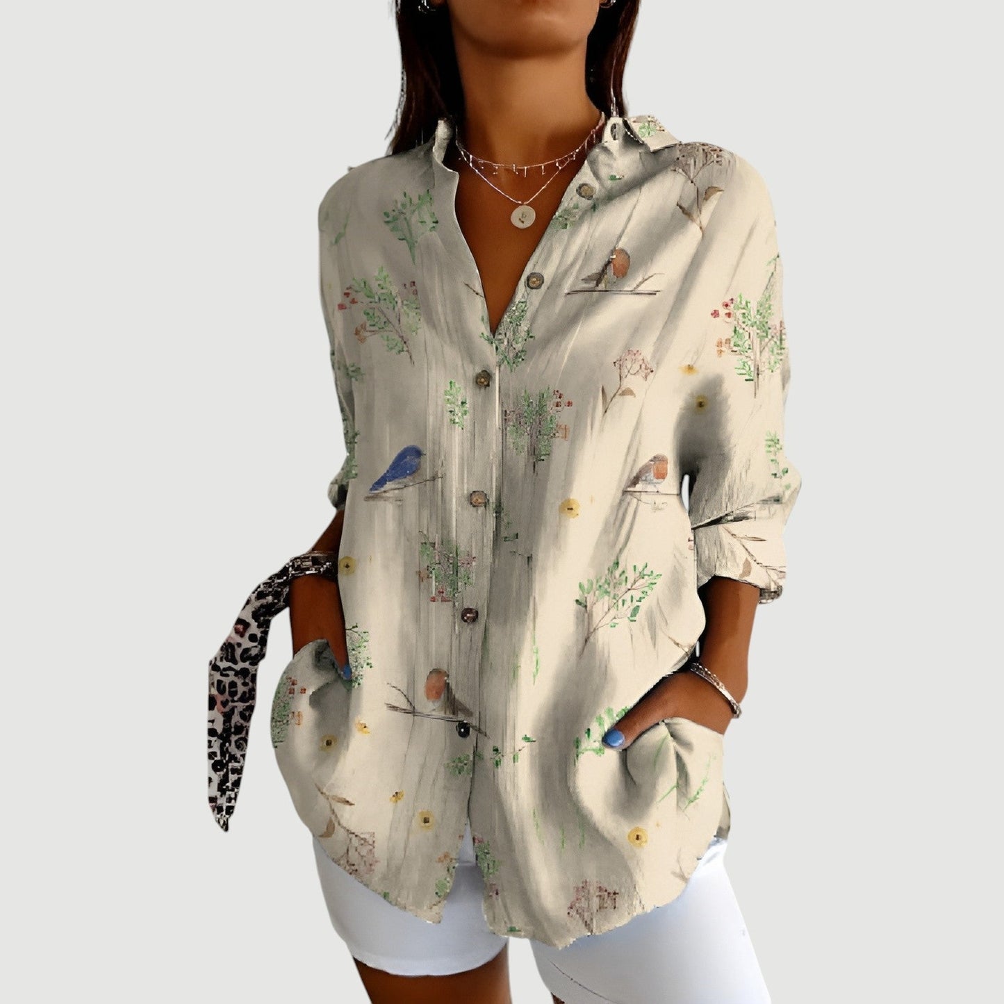 Farbenfrohe Sommerbluse. Nur bei Lanzmode