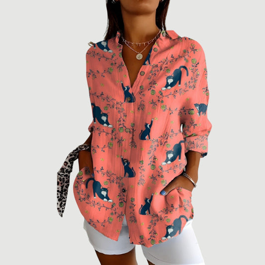 Farbenfrohe Sommerbluse. Nur bei Lanzmode