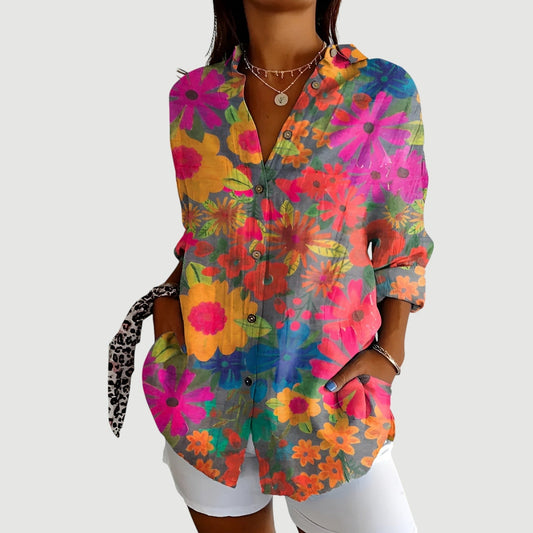 Farbenfrohe Sommerbluse. Nur bei Lanzmode