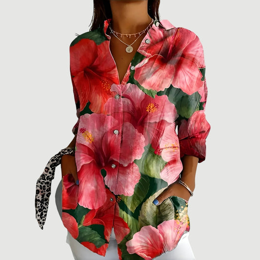Farbenfrohe Sommerbluse. Nur bei Lanzmode