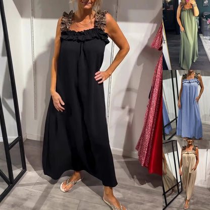 Tabea | Lässiges ärmelloses Kleid mit Taschen