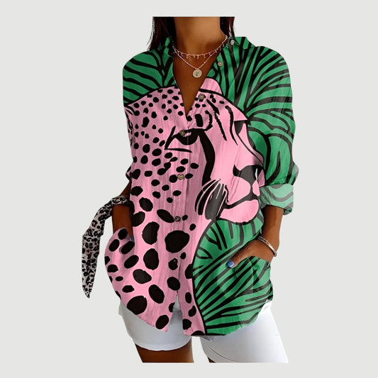 Farbenfrohe Sommerbluse. Nur bei Lanzmode